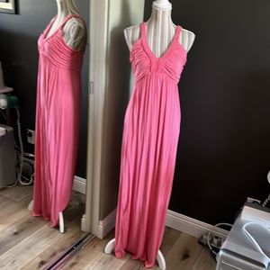 Design History, pink maxi dress, XL